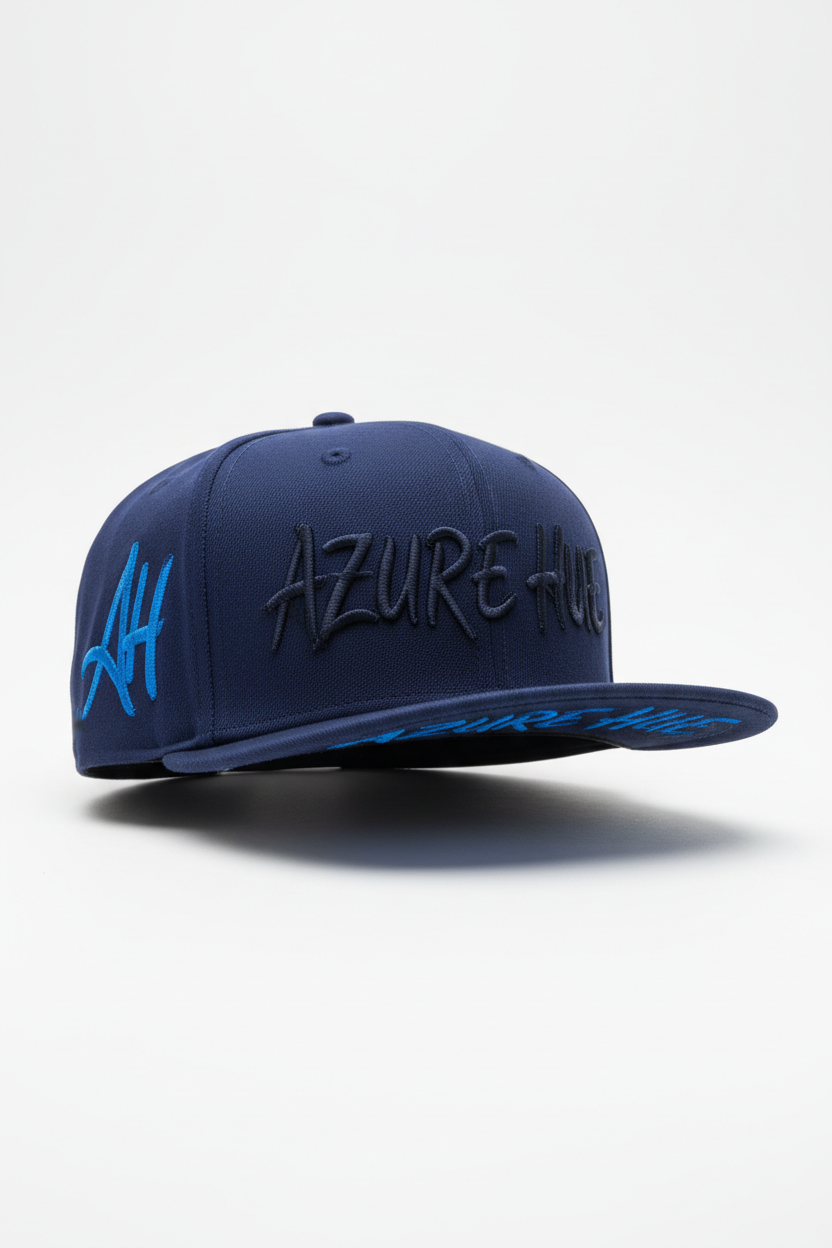 Azure Hue Hat - Navy Blue