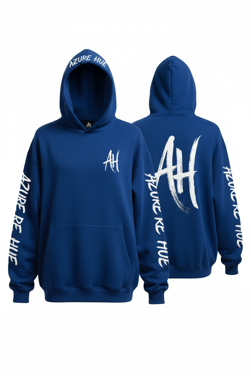 Azure Hue Hoodie - Front View
