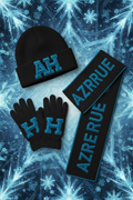 Azure Hue Kids Winter Accessories - AH Logo Gloves
