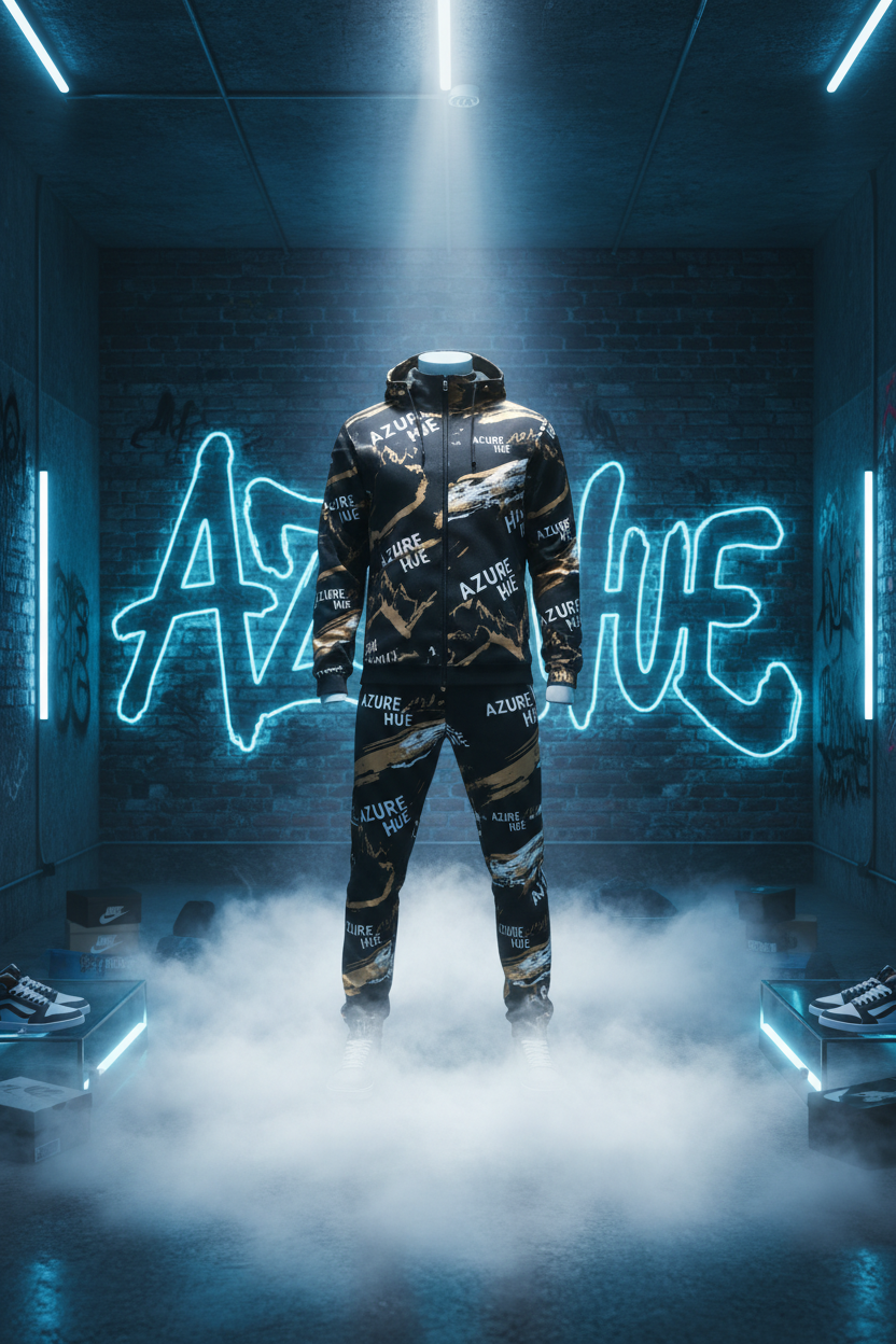 Azure Hue Tracksuit - Background