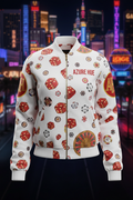 Azure Hue Women's Las Vegas Bomber - Front